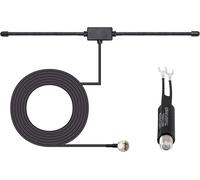 Bin 75 Ohm 300 Ohm Antenne Dab FM Forme T Dipolaire pour Radio FM Top Tableau Radio HD Numérique Intérieure Récepteur Stéréo Domicile Vidéo Audio AV Récepteur Home Cinéma Tuner TV HDTV(Q507)