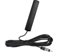 Bin Antenne Autoradio Voiture Brise Collante Adaptateur Fiche DIN avec 3m Câble Compatible avec Auto Camion Véhicule SUV Jeep FM AM Radio Amplificateur HD Lecteur