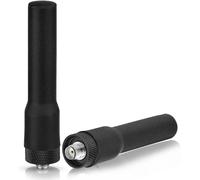 Bin Antenne en Caoutchouc Souple pour Radio Deux Voies VHF UHF 136-174 MHz 400-460 MHz pour radioamateur Femelle HT (Femelle) Compatible avec Baofeng BF-F8HP UV-5R UV-82 BF-888S