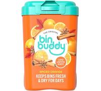 Bin Buddy Festive Orange & Cannelle 450 g Désodorisant en poudre pour poubelle Laisse une bonne odeur de poubelle Convient pour les poubelles intérieures et extérieures