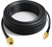 Bin Câble Rallonge SMA 10 m - Adaptateur de SMA Mâle à Femelle - Câble Coaxial RG174 pour Antenne 4G LTE GSM GPS Routeur Gateway Modem RTL-SDR Camera Radioamateur Récepteur ADS-B RTL-SDR