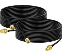 Bin Cable RP-SMA Rallonge Antenne WiFi 3m Adaptateur de RP-SMA Mâle à Femelle RG174 pour Extension Telesurveillance Routeur WiFi Caméra IP Carte Réseau sans Fil Mini PCI Express PCIE,2-Paquet