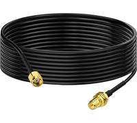 Bin Cable RP-SMA Rallonge Antenne WiFi 3m Adaptateur de RP-SMA Mâle à Femelle RG174 pour Extension Telesurveillance Routeur WiFi Caméra Sécurité IP Carte Réseau sans Fil Mini PCI Express PCIE