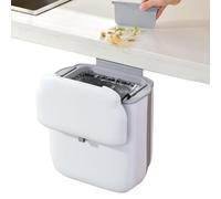 BIN CUSCINE COMPOST | 2,64 -Inconvénients de cuisine Gallon avec couverture, seau avec petits déchets pliables, sous un récipient pour évier pour placard, salle de bain, chambre, camping, campegg