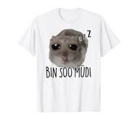 Bin Soo MÜDI X SO MÜDE SAD HAMSTER T-shirt de sommeil T-Shirt