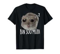 Bin Soo MÜDI X SO MÜDE SAD HAMSTER T-shirt de sommeil T-Shirt