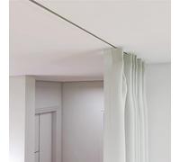 Binario Tenda Soffitto - Sistema Incassato per Tende, Asta Invisibile Regolabile da 1 m a 6 m par patio, Furgone e Doccia - Installation facile, Design Elegante.