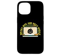 Binary Bats and Hexy Spells Programmateur Effrayant Halloween Coque pour iPhone 15