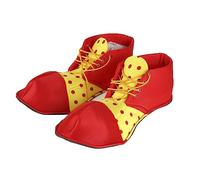 BinaryABC Chaussures de clown pour costume d'Halloween - Rouge 1