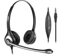 Binaural F602J35 Écouteurs Pour Téléphone Portable Avec Réduction Du Bruit Et Microphone Pour Iphone Samsung Huawei Htc Lg Zte Blackberry Et Smartphones Avec Jack De 3,5 Mm