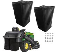 Binazon Lot de 2 sacs d'herbe AM122416, compatibles avec les sacs d'herbe John Deere AM101602, compatible avec les sacs d'herbe John Deere AM100 L110 X110 125 D100 LA120 Z225 et plus encore