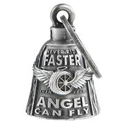 BINBINNIAO Cloche ange gardien de moto Gremlin Biker Ride Bells Porte-clés Protection Bénédiction