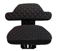 Binbir Trend Housse de siège de tracteur universelle robuste avec accoudoir fixe, housse de siège de chariot élévateur, motif camuflage, 4 couleurs (vinyle noir)