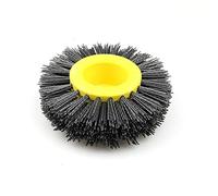 BINCIBH Brosse Nylon Circulaire,Brosse Nylon Abrasifs 1 Morceau de Nylon meule de Polissage Brosse Roue en Bois Meubles Pierre (Grit : P60)