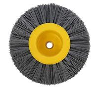BINCIBH Brosse Nylon Circulaire,Brosse Nylon Abrasifs Nylon tréfilage Brosse Grit Tambour brunissage Roue de Polissage (Grit : 180)