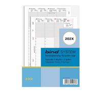 bind B250825 Agenda 2025, format A5, pour 1 semaine/2 pages