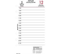 bind calendrier de remplacement 2025 pour agenda / organiseur A6 modèle 10603 agenda journalier