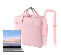 Binder Bag - 3 Inch Waterproof Large Multi Compartment Zipper Case | Messenger Bag with Shoulder Strap for Office Laptop Water Bottle Controller