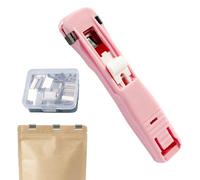 Binder Clip Stapler - 45 feuilles de capacité File Clamp Fastener - Reliable Construction With 50 Metal Refills Reusable Stapler, Clip polyvalent pour bureau School Classroom Home Craft Book