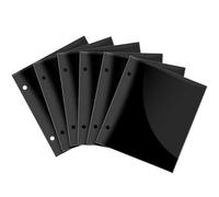 Binder musical, 7,48x6,5 pouces 6 pièces A4 Feuille musicale Organisateur pour un tournage de pages faciles, Bondurs Sleeves de livres pour les concerts Performance scolaire Studio Affichage PVC Conce