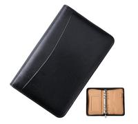 Binder Pour Ordinateur Portable - A6 Organisateur De Liants D'argent En Cuir PU Pour De L'argent Avec Calculatrice | Récolte D'économie Multiusage, Classeur De Budget Étanche Pour Économiser De