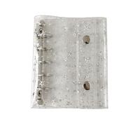 Binder Ring, 2,95x4.13 pouces Biners pour les billets de reçus, conception motifs d'étoiles avec stockage sécurisé, dossiers livres journal, projet, l'école et bureaux Utilisation des réunions