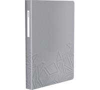 Binding Document Folders A4,80 Pockets,Capacity 160 Sheets,Transparent Pockets,Grey,Urban Chic,46 520 088