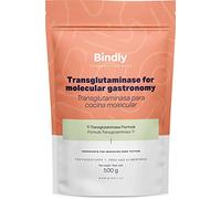 Bindly - Transglutaminase TI en Poudre - 500 gr - Améliore la Texture - Pour les Aliments Riches en Protéines - Recommandé pour les Végétariens et les Végans