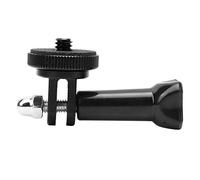 Bindpo Adaptateur de Support de caméra, Adaptateur de Fixe Universel de Casque de caméra de Sport pour caméra pour Insta360 One X / X2, avec Adaptateur à vis 1/4 Pouce(Noir)