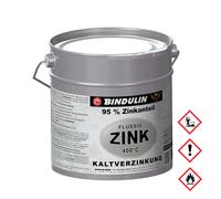 Bindulin Liquide Zinc Argent 95 pour Cent Zinkanteil Boîte en Métal 750ml
