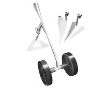 Bine de Jardin pour Plantation - Charrue-cultivateur à Fonctions Multiples avec Double Roue,Outil de Binette de Jardinage | pour Hommes, Maris, Grands-pères, jardiniers, Agriculteurs