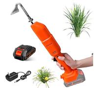 Binette de cultivateur électrique, outil de jardin sans fil avec 2 batteries rechargeables, binette à main et désherbeur électrique pour ameublir le sol et désherber