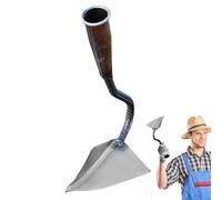 Binette de Jardin,Râteau désherbeur Triangulaire - à Main de Jardinage pour Creuser - pour Planter ameublir Creuser des tranchées extérieur Cour pelouse Ferme Hommes Femmes