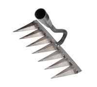 Binette de Jardin - Serpillère à six dents Outil de désherbage de jardin en acier | Râteau de jardin pour terrasse, ferme, potager, arrière-cour