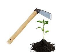 Binette de Jardinage - Petit Outil de Jardinage avec Un Manche en Bois | Râteau à Main Qui Économise Le Travail | pour Jardin Extérieur Pelouse Cour Arrière Balcon Terrasse Adultes Hommes