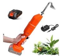 Binette et désherbeur électrique sans fil avec 2 batteries pour creuser, désherber et ameublir le sol