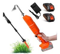 Binette Jardinage Electrique, Desherbeur Léger avec Lames en Acier au Manganèse, Double Interrupteur de Sécurité, 2*1.5Ah Batterie au Lithium et Charge pour Le Désherbage Assouplir Le Sol