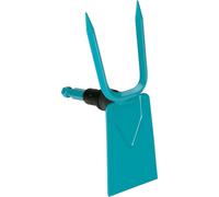 bineuse de jardin combisystem, lame droite, 2 dents, 7,5 cm de large