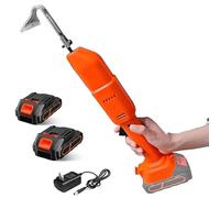 Bineuse-sarcleuse électrique, bineuse portative avec Batterie Lithium 1,5 Ah, Largeur de Travail 10 cm, Profondeur 10 cm, Moteur 2500 TR/Min, pour ameublir Le Sol et désherber.
