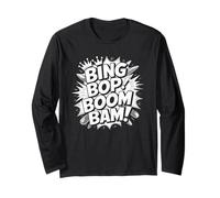 Bing Bop Boom Boom Meme Réaction humoristique Manche Longue