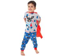 Bing Bunny Cbeebies Ensemble Pyjama avec Cape pour garçon et Bas de Pyjama 18-24 Mois