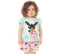 Bing Bunny Pyjamas Filles Sula Caractère CBeebies Chemise Short Enfants PJS 4-5 Ans