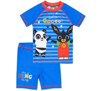 Bing Bunny Swimsuit Boys Kids Blue Pando Two Piece Top Shorts Swim Set