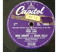 bing crosby - 78rpm BING CROSBY + grace kelly TRUE LOVE / + sinatra WELL DID YOU EVAH