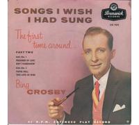 BING CROSBY - BING CROSBY - SONGS I WISH I'D SUNG VOL.2 7in E.P (30237)