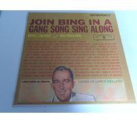 BING CROSBY JOIN IN A GANG SONG SING ALONG vinyl record