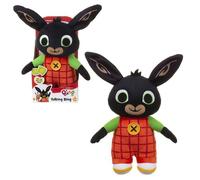 Bing, Peluche 35 cm qui parle en français, plus de 15 phrases et sons, toute douce, Pour les enfants dès la naissance, BNG02