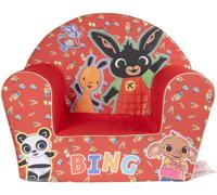 BING Poltroncina Bing Pour Enfants Rouge Confortable Et Sûre