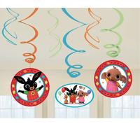 Bing Spirales à suspendre 6 pièces multicolores 45-60 cm