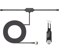 Bingfu 75 Ohm 300 Ohm Antenne Radio Dab FM Intérieur Dipolaire Forme T | Câble 3 m, pour Radio Numérique HD, Chaîne HiFi, Home Cinéma, Tuner HiFi / HDTV, Récepteur Stéréo Audio Video AV Maison